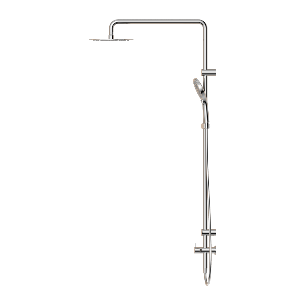 MECCA CARE 25MM GRAB RAIL 900MM TWIN SHOWER SET CHROME