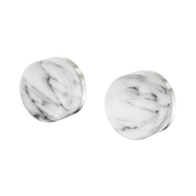 Serenity Wall Top Assembly With Arabescato Corchia Handle Brushed Nickel