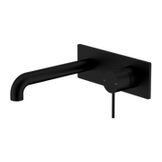 MECCA WALL BASIN/BATH MIXER 260MM MATTE BLACK