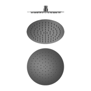 250MM ROUND STAINLESS STEEL SHOWER HEAD 250MM 4 STAR RATING GUN METAL