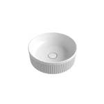 Load image into Gallery viewer, Lilac Fluted Roud Basin
