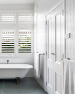 Load image into Gallery viewer, Round Double Towel Rail 900mm - Shadow
