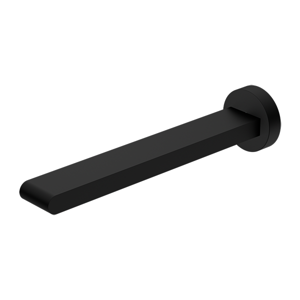 BIANCA FIXED BASIN/BATH SPOUT ONLY 240MM MATTE BLACK