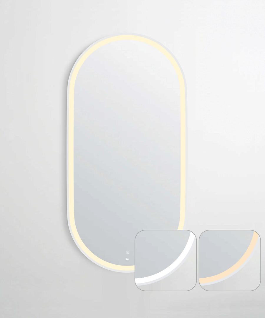 LED Noosa 900x450 Metal Frame Mirror