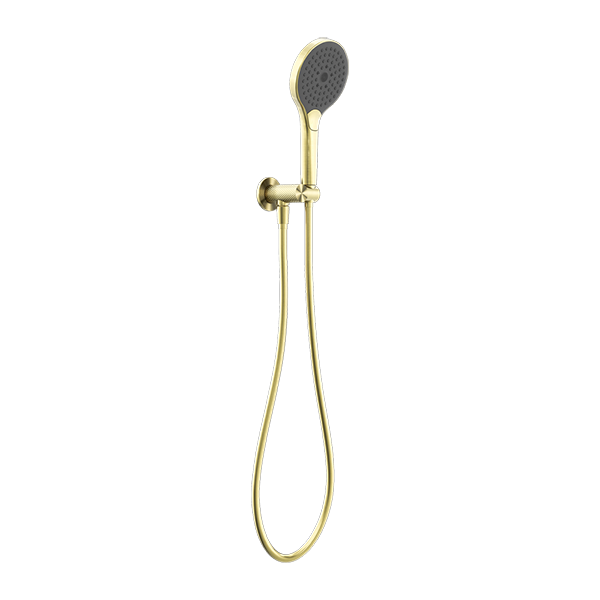 OPAL SHOWER ON BRACKET WITH AIR SHOWER II BRUSHED GOLD