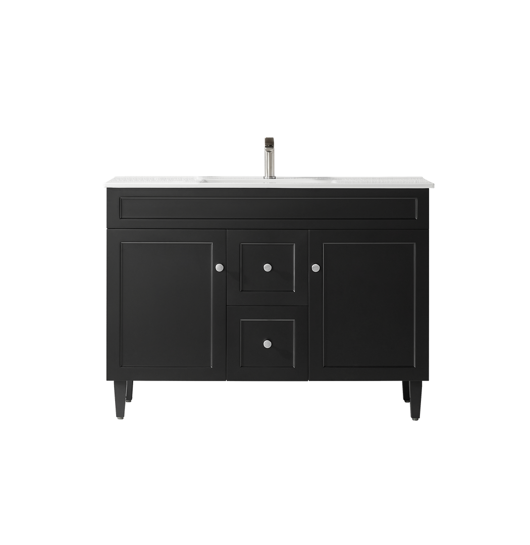 Harold Federation Freestanding Vanity Matte Black