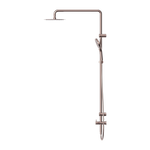 Load image into Gallery viewer, MECCA CARE 25MM GRAB RAIL 900MM TWIN SHOWER SET BRUSHED BRONZE
