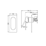 Load image into Gallery viewer, ECCO SHOWER MIXER GUN METAL
