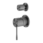 OPAL SHOWER MIXER WITH DIVERTOR SEPARATE PLATE GRAPHITE