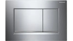 Load image into Gallery viewer, Sigma30 Dual Flush Button Square Matt Chrome With Chrome Trim
