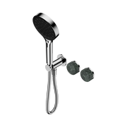 Serenity Progressive Shower System With Verde Alpi Handle And Serenity Hand Shower Chrome
