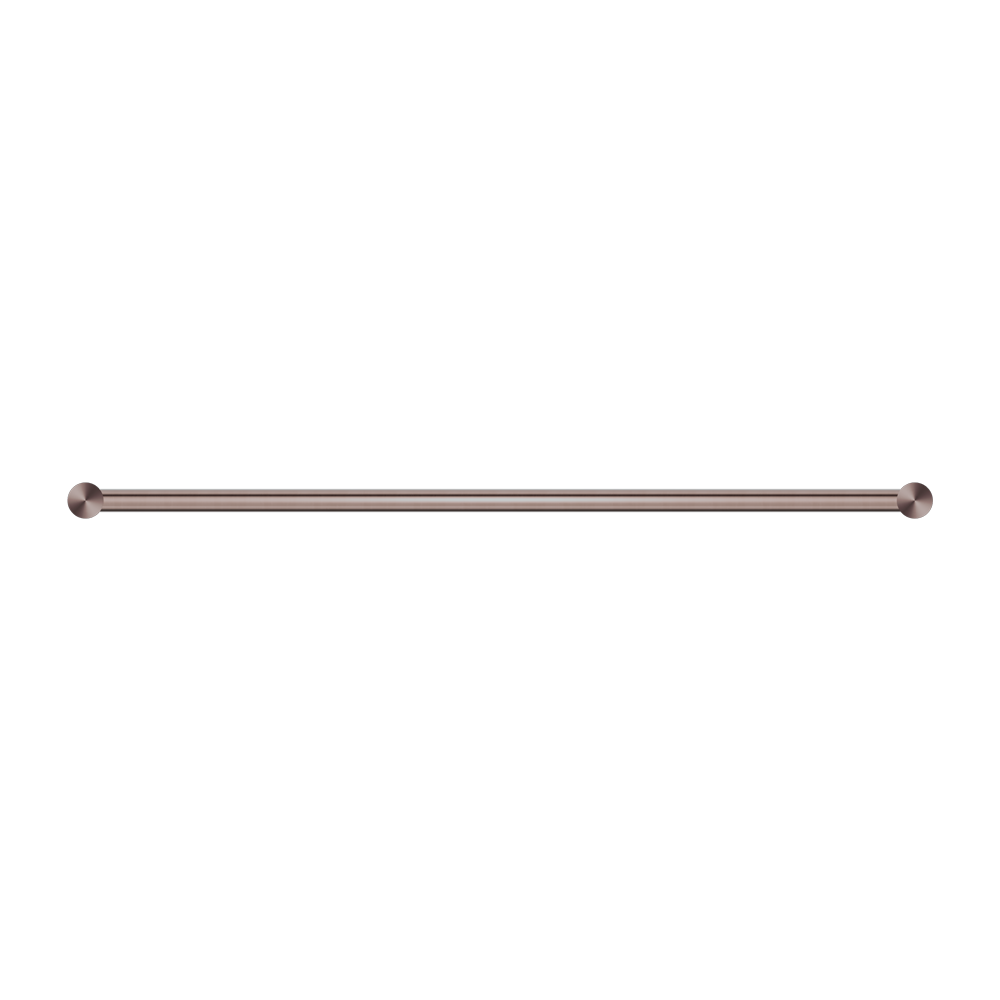 NEW MECCA DOUBLE TOWEL RAIL 600MM BRUSHED BRONZE