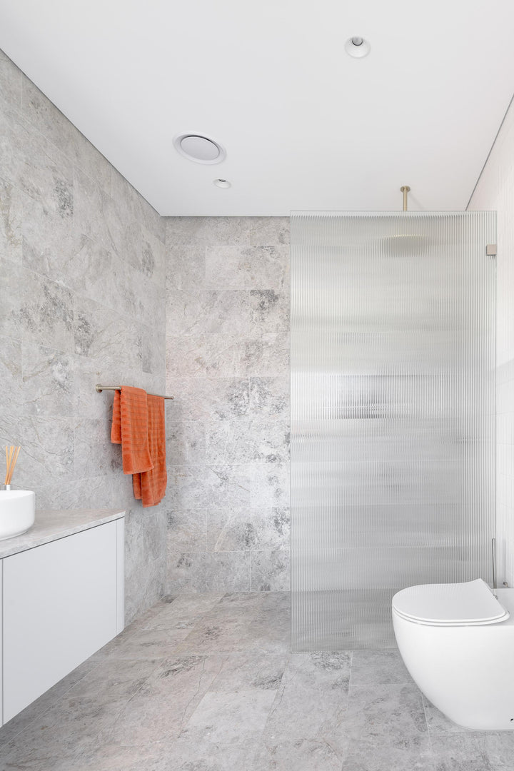 Round Double Towel Rail 600mm - PVD Brushed Nickel