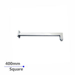 Load image into Gallery viewer, Square Chrome Wall Mounted Shower Arm 400mm
