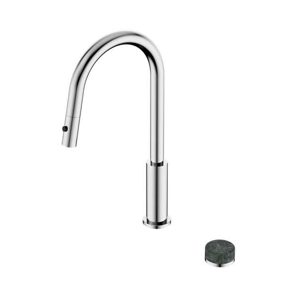 Serenity Progressive Pull Out kitchen Set With Verde Alpi Handle Chrome