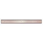Load image into Gallery viewer, TILE INSERT V CHANNEL FLOOR GRATE 50MM OUTLET WITHOUT OUTLET AND HOLE SAW BRUSHED BRONZE
