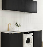 Load image into Gallery viewer, Laundry Kit 1960B Byron/Bondi Black Oak with Natural Carrara Marble Top
