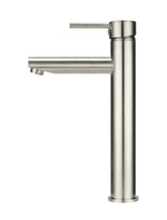 Load image into Gallery viewer, Round Tall Basin Mixer -PVD Brushed Nickel
