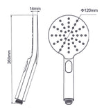 Load image into Gallery viewer, Round 3 Functions Brushed Brass ABS Handheld Shower
