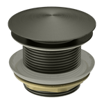 Load image into Gallery viewer, 40MM BATH POP-UP PLUG WITH REMOVABEL WASTE NO OVERFLOW GRAPHITE
