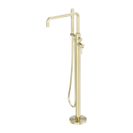 Load image into Gallery viewer, Zen SS316L Freestanding Bath Mixer Brushed Gold
