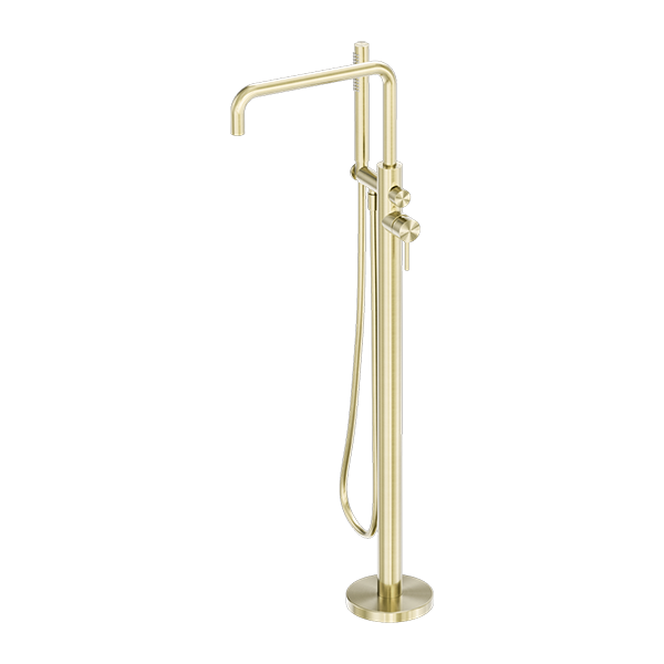Zen SS316L Freestanding Bath Mixer Brushed Gold