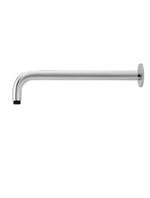 Load image into Gallery viewer, Round Wall Shower Curved Arm 400mm - Polished Chrome
