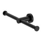 Load image into Gallery viewer, MECCA DOUBLE TOILET ROLL HOLDER MATTE BLACK
