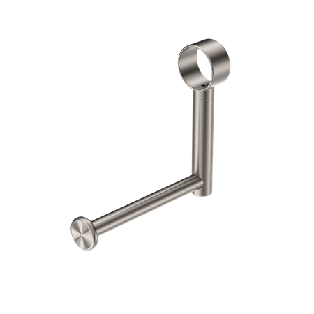 MECCA CARE ADD ON TOILET ROLL HOLDER BRUSHED NICKEL