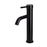Load image into Gallery viewer, Round Tall Curved Basin Mixer - Matte Black
