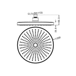 Load image into Gallery viewer, OPAL 250MM SHOWER HEAD GUN METAL
