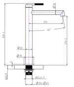 Load image into Gallery viewer, CADDENCE Series Brushed Nickel Tall Basin Mixer
