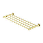 Load image into Gallery viewer, MECCA TOWEL RACK BRUSHED GOLD
