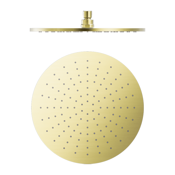 300MM ROUND SHOWER HEAD BRUSHED GOLD