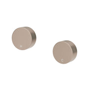 Circular Wall Taps - Champagne