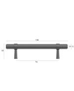 Load image into Gallery viewer, Astor Gun Metal Brass Handle

