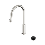 Serenity Progressive Pull Out kitchen Set With Marquina Black Handle Brushed Nickel