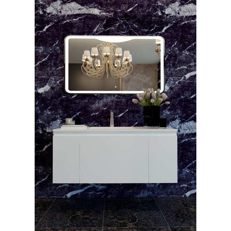 Belbagno Rectangular LED Bathroom Wall Mirror