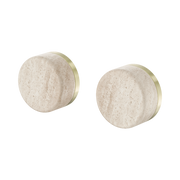 Serenity Wall Top Assembly With Rome Travertine Handle Brushed Gold