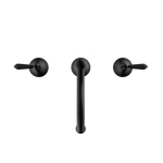Load image into Gallery viewer, YORK BASIN SET WITH METAL LEVER MATTE BLACK
