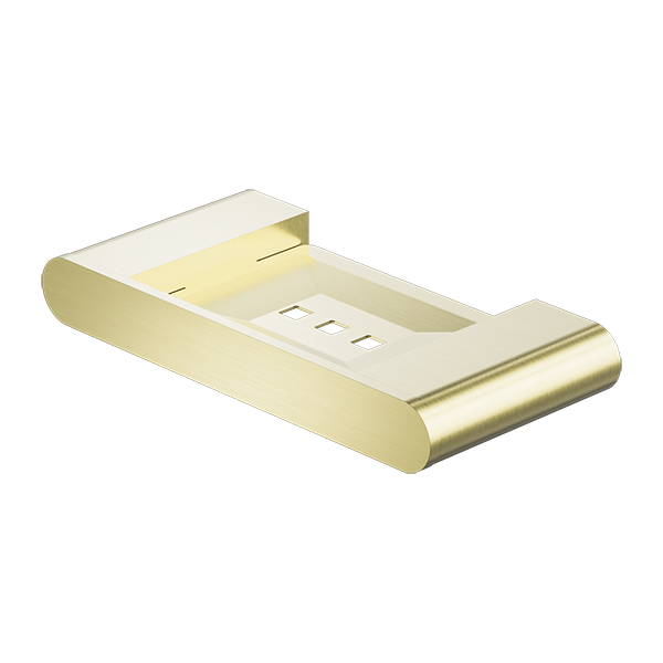 BIANCA SOAP DISH HOLDER BRUSHED GOLD