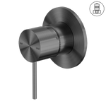 Load image into Gallery viewer, MECCA SHOWER MIXER 80MM PLATE GUN METAL
