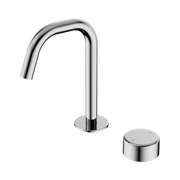 Serenity Progressive Basin Mixer Edge Spout With Metal Handle Chrome