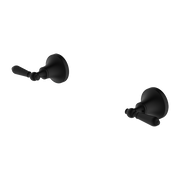 YORK WALL TOP ASSEMBLIES WITH METAL LEVER MATTE BLACK