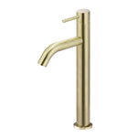 Load image into Gallery viewer, Piccola Tall Basin Mixer Tap with 130mm Spout - PVD Tiger Bronze
