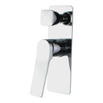 Load image into Gallery viewer, RUSHY Series Square Chrome Wall Mixer With Diverter

