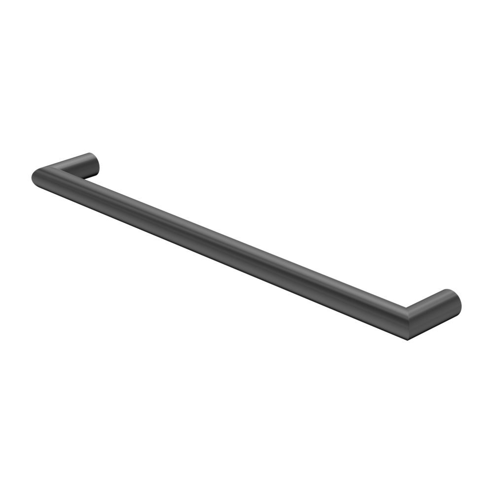 MECCA 240V SINGLE HEATED TOWEL RAIL GRAPHITE