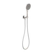 MECCA SHOWER BRACKET WITH AIR SHOWER II BRUSHED NICKEL