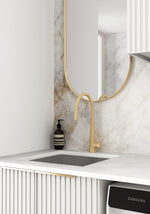Load image into Gallery viewer, Laundry Kit 1305A Noosa White with Cloudy Carrara Top
