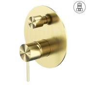 MECCA SHOWER MIXER WITH DIVERTOR BRUSHED GOLD